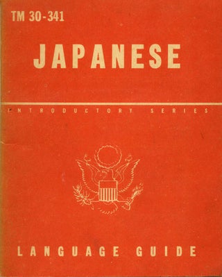 Item #10550 WWII Japanese Language Guide for GIs. Language Guide Japanese