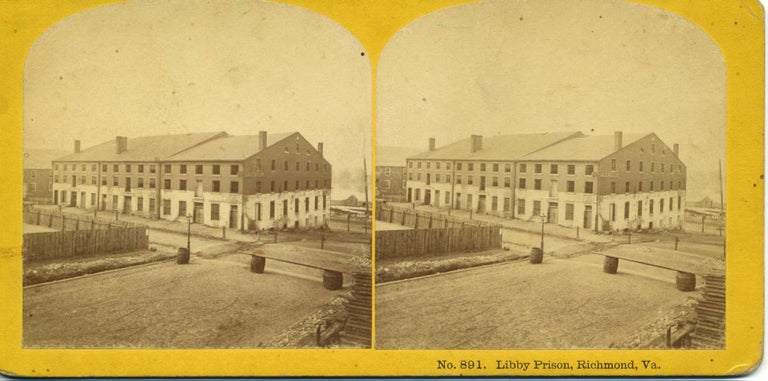 Item #11111 19 cent of Stereoview Photograph of "Libby Prison " photographs Civil War.