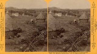 Item #11300 Gettysburg Stereoview. photographs Civil War