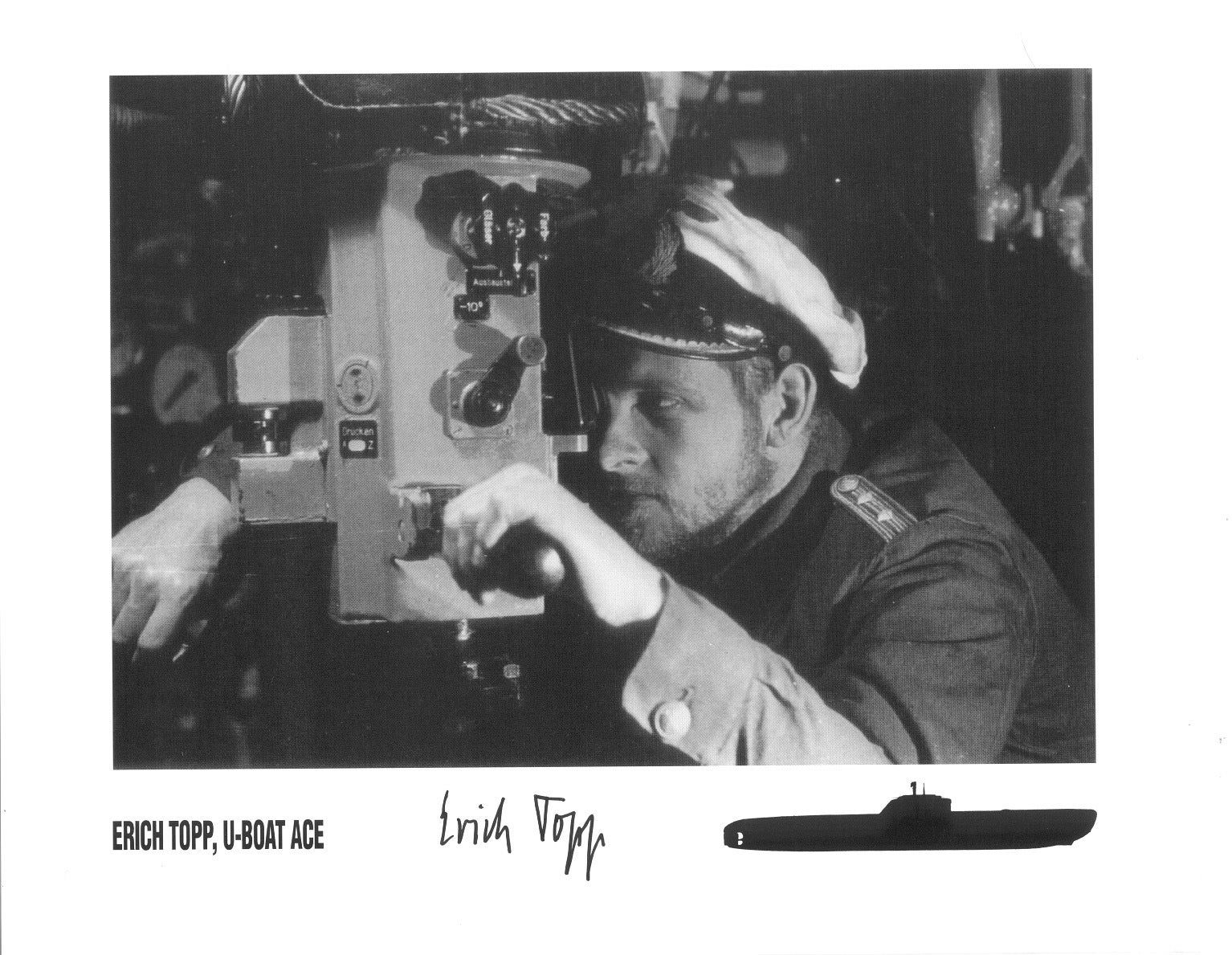 Eric Topp Erich Topp Signed Photograph | Erich Topp