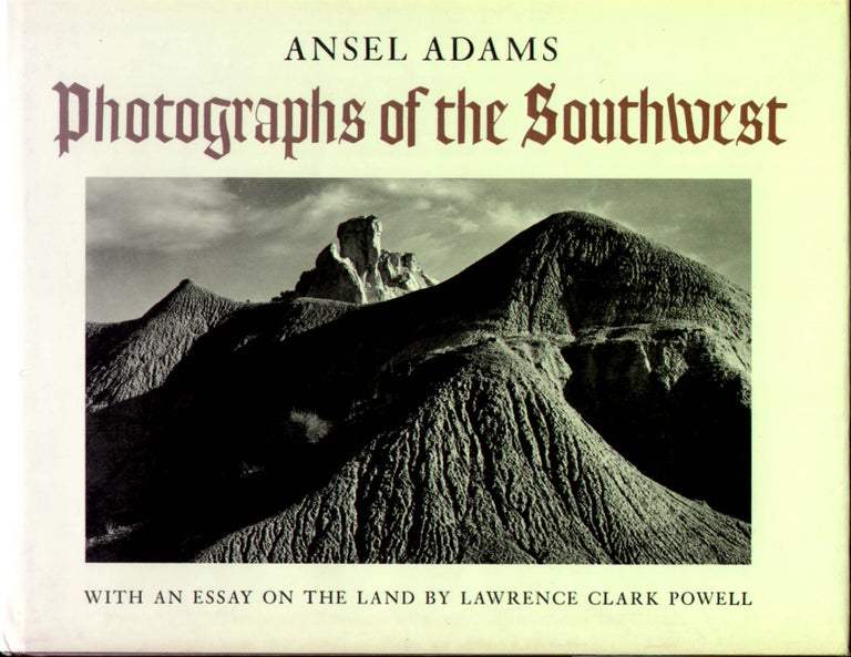 Item #12012 Ansel Adam's Signed Coffee table Book "Photographs of the Southwest" Ansel Adams.