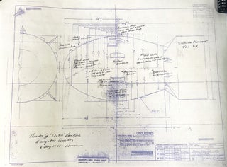 Item #12591 Blueprints of the Atomic Bomb with handwritten explanation of its components by a...