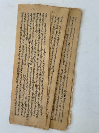 Item #12655 Attractive Tibetan Buddhist Manuscript Sutra 18th-19th Century. Tibetan Buddhist...