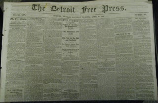 Abolition Bill Outlawing Slavery Passed Original Newspaper