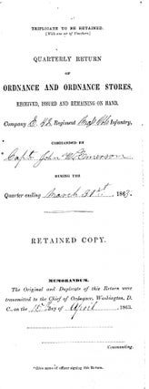 Item #12756 1863 Camp Farr, Bayou Gentilly, "Sword Bayonets, Musket " Document. Bayonets Civil...