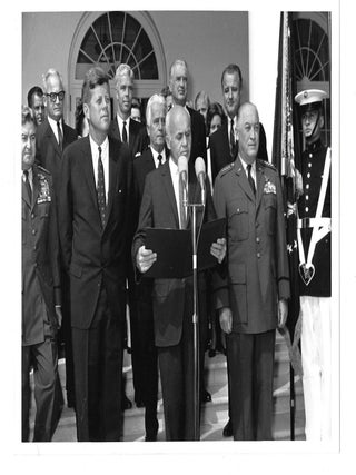 John F. Kennedy Presidential History Five Press Photographs from September 1963 Including Barry Goldwater