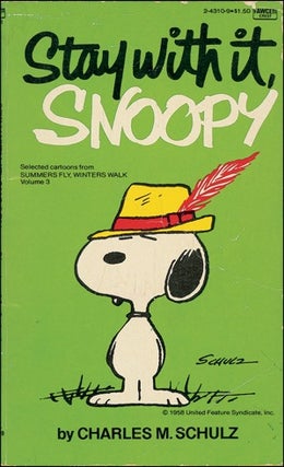 Charles Schulz Signed Snoopy Book