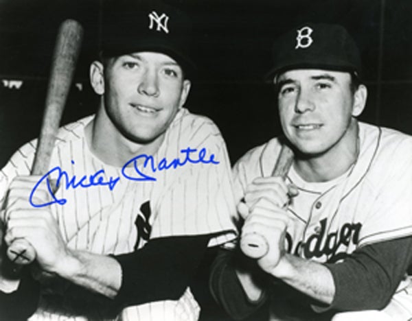 Mickey Mantle Signed Photo