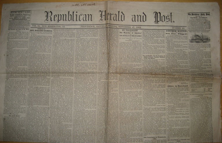Item #12982 Original War Proclamation of Abraham Lincoln. Lincoln, Abraham.