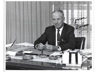 Item #13612 Norman Borlaug signed Photo. Norman Borlaug