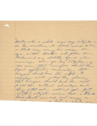 Item #13622 Malcolm X Fiery Speech --An Original Prepared for Him: This is not something I am...