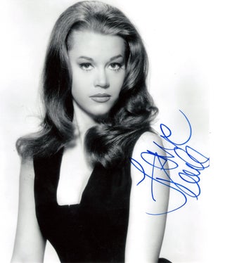 Item #13910 Signed Photo of Jane Fonda. Jane Fonda