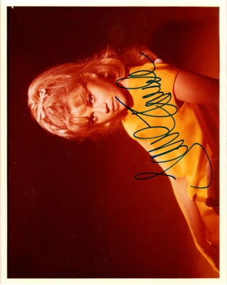 Item #13911 Jane Fonda Signed Color Photo. Jane Fonda