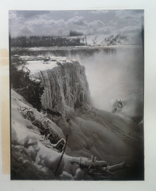 Large 19th Century Photograph of Niagara. NIAGARA, PHOTO.