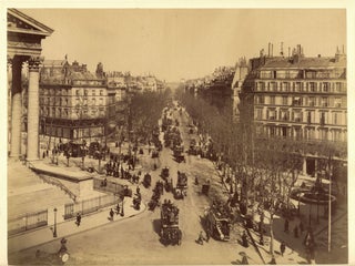 Item #14046 Original Early Photograph of Paris. Albumen Photograph, PARIS