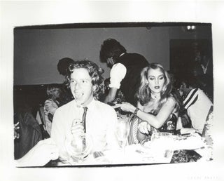 Item #14057 Andy Warhol at Studio 54: Original Photograph of Jerry Hall and Keith Richards Taken...