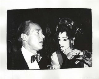 Item #14058 Andy Warhol Original Photograph of Halston and a Geisha Drag Queen at Studio 54. Andy...