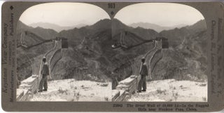Item #14110 Keystone View Co. Stereoview of The Great Wall of China. STEREOVIEW, Great Wall of China