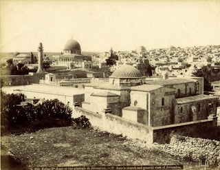 Item #14113 c.1880's Original Photograph of Jerusalem by Bonfils. by Bonfils- circa1880 JERUSALEM...