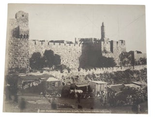 Félix Bonfils Commercial Albumen Views of Jerusalem’s Gates, Fortifications, and Sacred Geography, 1880s
