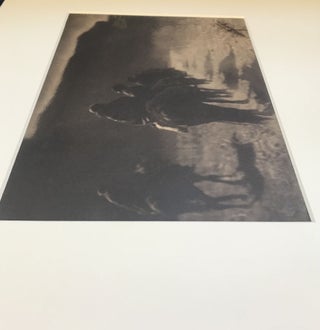 The Vanishing Race - Vintage Platinum Print, Signed by Curtis