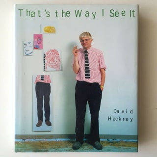 Item #14188 David Hockney Signed First Edition "That's the Way I See It" David Hockney