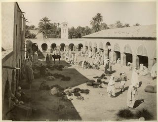 Item #14300 Arabian Bazaar Photograph, Printed Circa 1890s. Photograph Arabian Bazaar