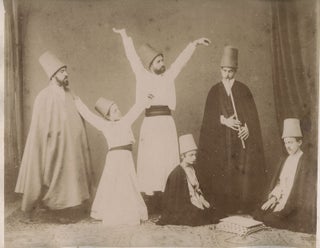 Item #14303 Whirling Dervishes, Photograph Circa 1880s. Photograph Whirling Dervishes