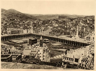 Item #14423 Pair of Original Photogravure Book Illustrations of Mosque in Mecca by Grober,...