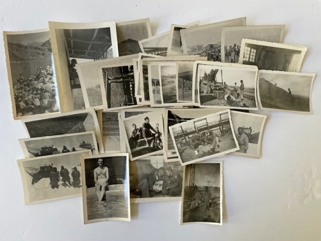 Item #14436 Archive of Photographs of US Soldiers in Iran During WWII. Many local scenes of architecture, sweeping landscapes of Persian deserts. US Military Iran Photo Archive.