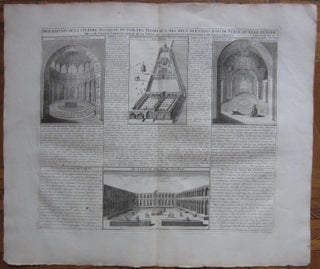 Item #14461 Engraving of Persian Mosque, Published in 1720. Persian Mosque