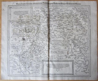 Item #14464 1598 Map of Arabia from the Foremost Geographic Work of the 16th Century. Sebastian...