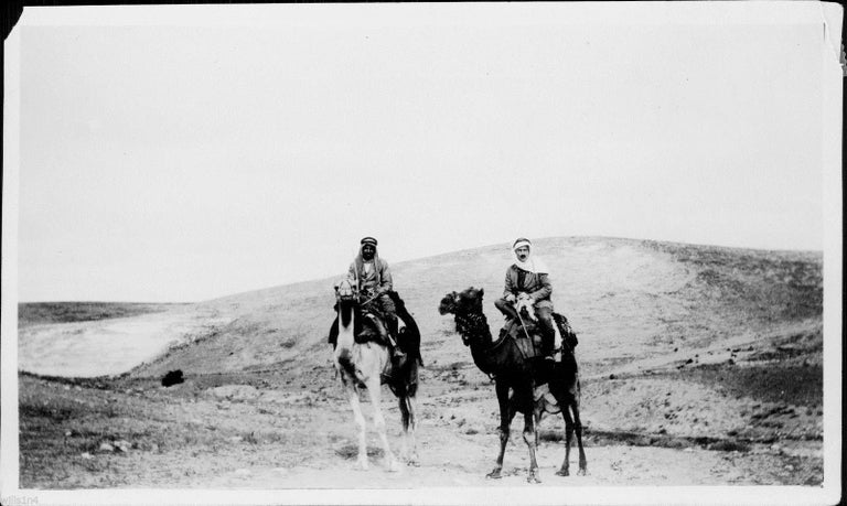Item #14508 The Arabian Desert in the 1920s. Bedouins Arabian Desert.