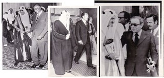 Item #14590 Collection of Original Press Photos of Saudi Arabian Rulers. Saudi Arabian Rulers...