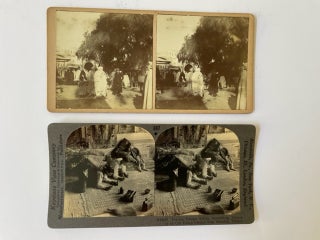 Item #14788 Pair of Stereoviews depicting life in Istanbul, c. 1910. Turkish Stereoviews