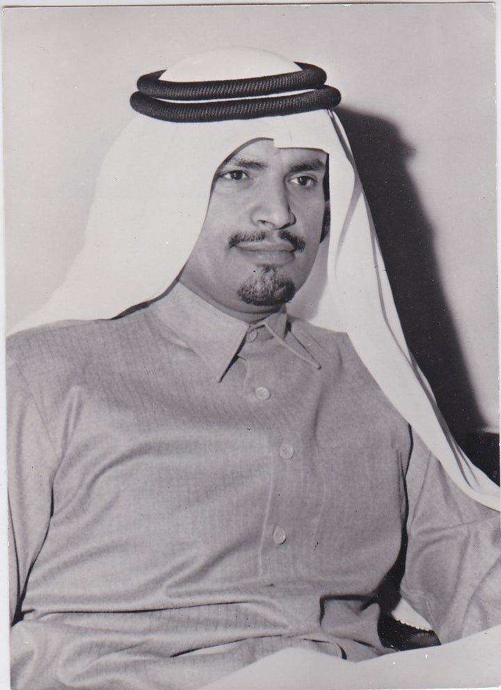 Item #14822 Original Photo of Sheikh Suhaim bin Hamad Al-Thani, Qatar 1975. Al-Thani, Qatar.