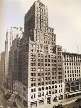 Item #14881 Original Black and White Photo of Farmers Loan & Trust Building, New York City 1926....