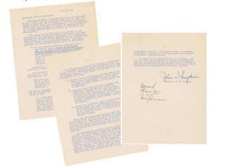 Important Archive of President Truman Letters Combatting McCarthy's Red Scare: "I am a sure as I am alive that these people are on a fishing expedition and they will take occasion to use unsubstantiated charges "