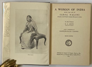 Item #15028 G.S. Dutt Signed Copy of his Biography of his Wife, "A Woman of India: Being the Life...