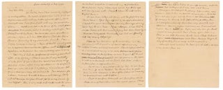 John Jay Drafts Autograph Letter Signed While In London Negotiating the Famed "Jay Treaty" and. John Jay.