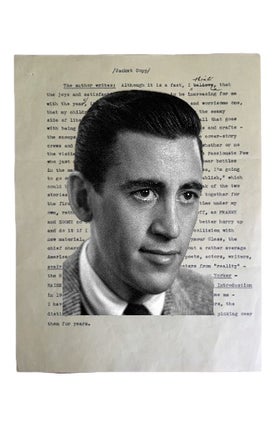 J.D. Salinger Typed Letter Signed Mentions Catcher, Franny and Zooey, and Comes with Annotated Unpublished Draft of the Raise High… Dust Jacket