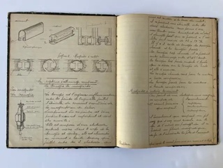 Item #15226 Technical Handwritten Manuscript on Early Car Engines including a Hispano-Suiza.with...