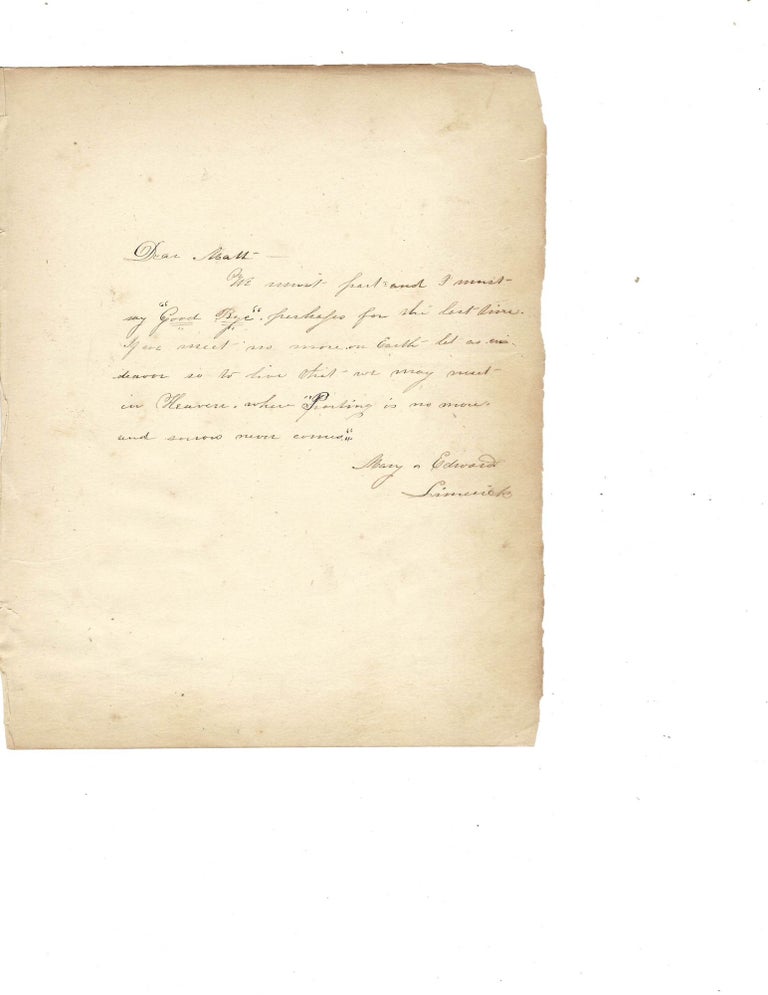 Item #15305 "Woman's Power" Handwritten Suffrage Manuscript, 1853. Susan Bradt.