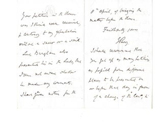 Women’s Property Rights Reform Sir Thomas Erskine Perry Autograph Letters 1856 Advocating Legal Equality for Married Women