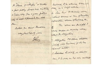 Women’s Property Rights Reform Sir Thomas Erskine Perry Autograph Letters 1856 Advocating Legal Equality for Married Women