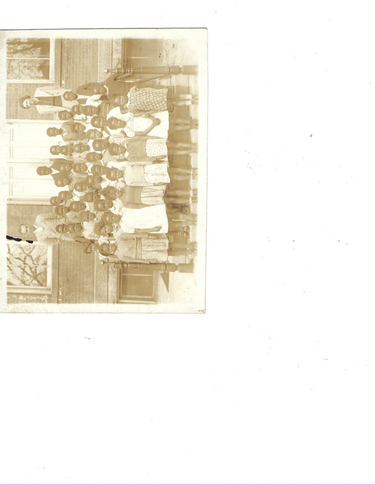 Item #15357 Vintage photo of an African American Segregated class in the South. AFRICAN AMERICAN, EDUCATION.