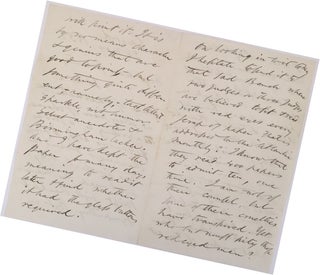 Exceptional Literary Letter by Ralph Waldo Emerson to a Female Literary Critic Regarding the Atlantic Monthly and Transcendentalist Co-Founder Channing