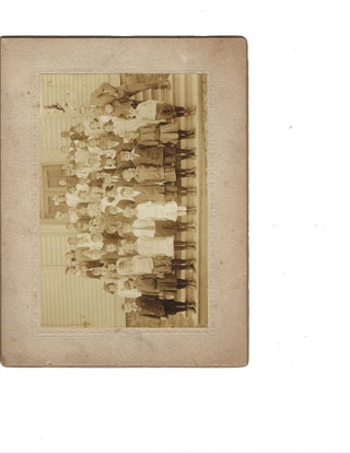 Item #15395 Early Multiracial Integrated Class Photo c. 1910-1915. EDUCATION, AFRICAN AMERICAN