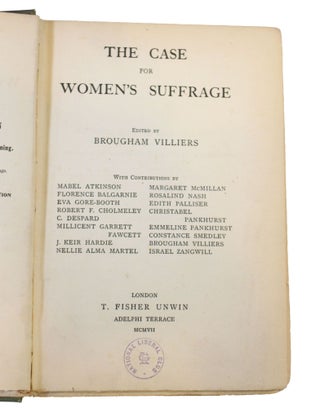 The Case for Women's Suffrage