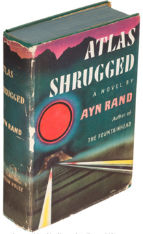 Item #15832 Atlas Shrugged, First Edition in Original Dust Jacket. Ayn Rand